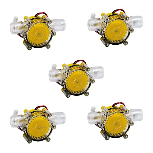 Janasiba 5X 10W Wasser Durchfluss Pumpe Mikro Hydro Generator Turbinen Strom Hydraulische Umwandlung 12V von Janasiba