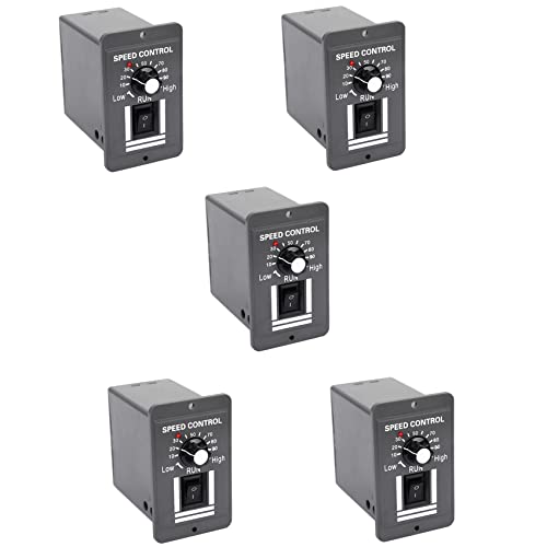 Janasiba 5X DC 12V 24V 36V 48V 10A PWM Motor Drehzahl Regler Reversible Schalter Regler Steuerung Vorwärtsdrehung Stopp von Janasiba