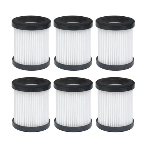 Janasiba 6 Stücke HEPA Filter für XL-618A Kabellos Handstaubsauger Filter Elemente Zubehör Teile von Janasiba