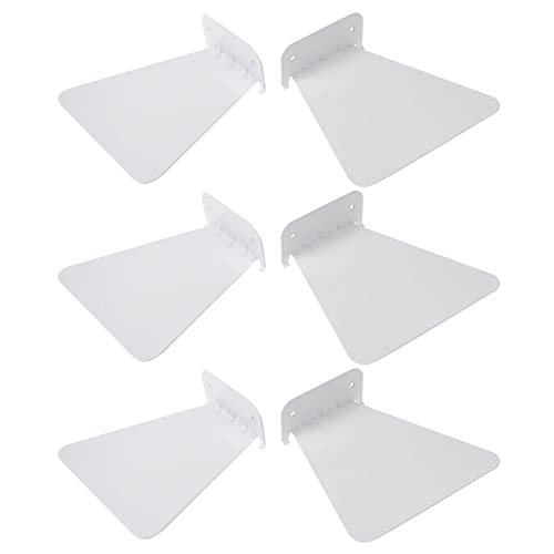 Janasiba 6Pcs Modernes Bücherregal Wand Unsichtbares Bücherregal für Hauptdekoration Schwimmendes Bücherregal () von Janasiba