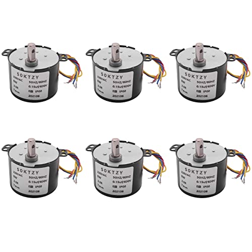 Janasiba 6X 50Ktyz Ac220V 10W 0.5A 2.5R / Min Dauermagnet Synchron Motor AC Untersetzungs Getriebe Motor Cw/Ccw Janasiba 6X 50Ktyz Ac220V 10W 0.5A 2.5R / Min Dauermagnet Synchron Motor AC Untersetzungs Getriebe Motor Cw/Ccw von Janasiba