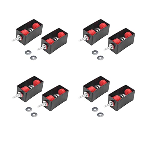 Janasiba Elastomer Aufhänger Schwingung Isolator Schwingungsdämpfende Decke, Abgehängt - Studio, Heimkino (8Er-Pack) von Janasiba