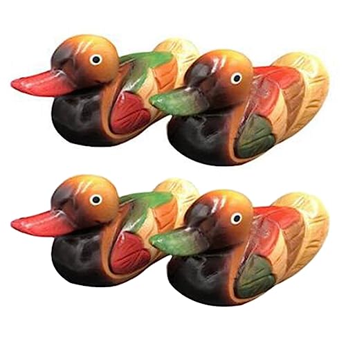 Janasiba Mandarinente Modell 4 Stücke Handgemachte Hochzeit Geschenk Ornament Kreative Mandarinente Figur von Janasiba