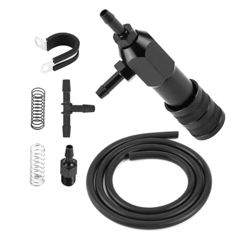Janasiba Manuelles Boost-Controller-Kit, Universell Einstellbarer Turbolader mit Geschlossenem Regelkreis für Autos von Janasiba