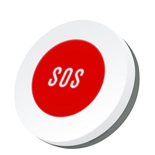 Janasiba Tuya Smart ZigBee SOS-Knopfsensor, Alarm, Nothilfeschalter, Tuya Smart Life-Fernbedienung von Janasiba