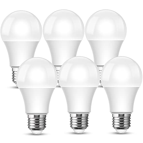 JandCase E27 LED Lampe, 12W E27 LED Birnen, Ersetzt 100W Glühlampe A60 Leuchtmittel E27, LED Birnen E27 Warmweiß 3000K, 1100 Lumens, LED Glühbirnen E27, Energiesparlampe, Nicht Dimmbar, 6er Pack von JandCase