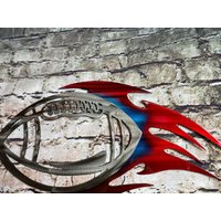 Fussball Liebhaber Metall Wandkunst, Fußball Mannschaften, Sonntag Nacht Fußball, High School Mannschaften Fussball Liebhaber Metall Wandkunst, Fußball Mannschaften, Sonntag Nacht Fußball, High School Mannschaften von JandPMetalWorks