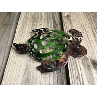 Meeresschildkröte Metall Wandkunst, Unebenheit, Grüne Meeresschildkröte Meeresschildkröte Metall Wandkunst, Unebenheit, Grüne Meeresschildkröte von JandPMetalWorks