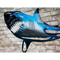 Toller Weißer Hai Metallkunst Toller Weißer Hai Metallkunst von JandPMetalWorks