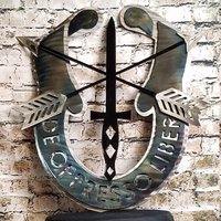 Us Spezialkräfte Metall Wandbehang, De Oppresso Liber Us Spezialkräfte Metall Wandbehang, De Oppresso Liber von JandPMetalWorks