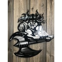 Wikinger Krieger Metall Wandkunst Wikinger Krieger Metall Wandkunst von JandPMetalWorks