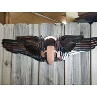 Ww2 Luftgewehr Flügel Metall Wandkunst Ww2 Luftgewehr Flügel Metall Wandkunst von JandPMetalWorks