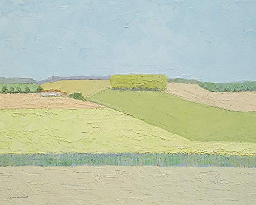 Jane Hewlett "Suffolk Farmhouse,Leinwanddruck,40 x 50 cm von Jane Hewlett