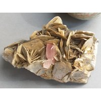 Apatit Specimen Muskovit Glimmer Mineralsteinsammlung Rosa Kristall Beendet von JaneFisherMinerals