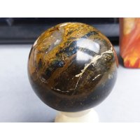 Blauer Opal Common Sphere | Chalcedon Mineral Edelstein Kollektion Wohnen Zuhause Büro Dekor Heilkristall von JaneFisherMinerals