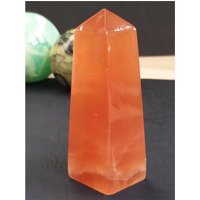 Honig Calcit Turm Obelisk Transparent Mineral Sammlung Poliert Carving Home Dekoration Natural Crystal Healing von JaneFisherMinerals