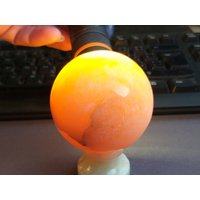 Orange Calcit Kugel-Transparente Kristall, Die Natürliche Polierte Mineralstein-Dekoration Schnitzt von JaneFisherMinerals