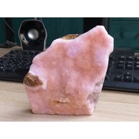 Großer 14 cm Rosa Aragonit Rohkristall - Seltene Eisenreiche Natürliche Mineraldruse Specimen For Collection von JaneFisherMinerals