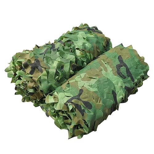 Tarnnetz, Jagd Camouflage Netz, Woodland Armee Tarnung Net,für Jagd Camping Dekoration Schutz Zeltschirm Urwald 2x5m 3x5m 4x5m 5x5m 6x8m (Size : 2x2m (6.6x6.6ft)) von Janeepoch