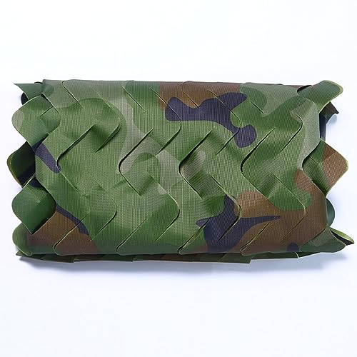 Tarnnetz Jagd Camouflage Netz Sonnenschutz Tarnung Net für Militär, Dekoration, Jagd, Camping, Outdoor-Anti-Aging-Schatten-netzabdeckung, Verschiedene Größen 1.5x4m 2x3m 3x4m 4x4m 5x5m (Size : 4x4m ( von Janeepoch