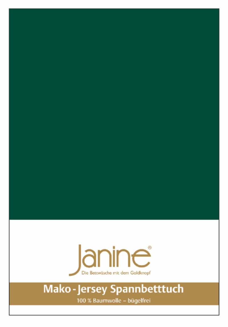 Janine Mako Jersey Spannbetttuch Bettlaken 90 x 190 cm - 100 x 200 cm OVP 5007 677 waldgrün Janine Mako Jersey Spannbetttuch Bettlaken 90 x 190 cm - 100 x 200 cm OVP 5007 677 waldgrün von Janine Design GmbH