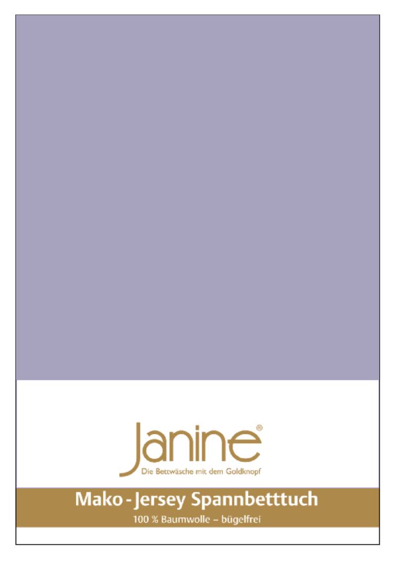 Janine Mako-Jersey Spannbetttuch Spannbettlaken 100% naturreine Baumwolle 525 lavendel 90-100cm x 190-200cm Janine Mako-Jersey Spannbetttuch Spannbettlaken 100% naturreine Baumwolle 525 lavendel 90-100cm x 190-200cm von Janine Design GmbH