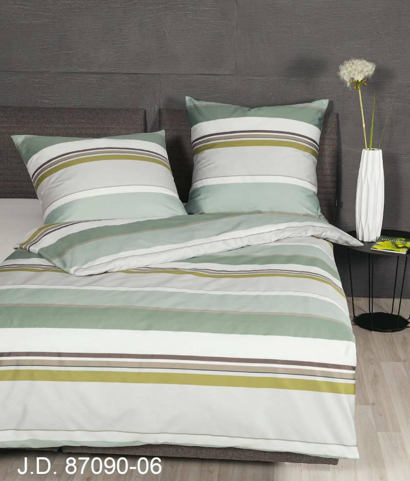 Janine Design Bettwäsche 135x200cm J.D. in Farbe Salbeigrünolivsilbergrau Janine Design Bettwäsche 135x200cm J.D. in Farbe Salbeigrünolivsilbergrau von Janine Design