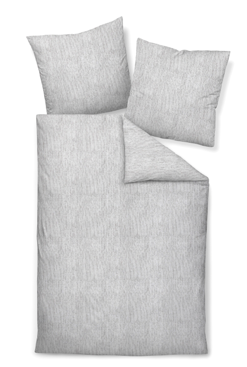 Janine Design Bettwäsche CORTINA ca. 155x220cm in Farbe natur grau von Janine Design