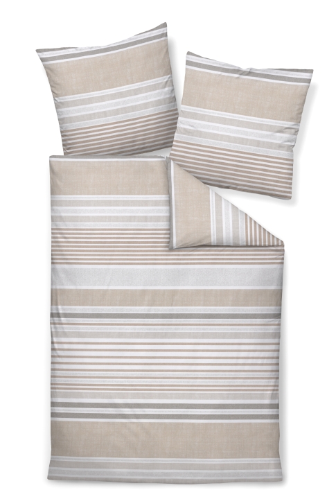 Janine Design Bettwäsche DAVOS ca. 155x220cm in Farbe sand von Janine Design