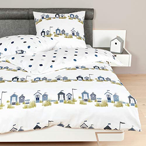 Janine Design Mako-Satin Bettwäsche Palermo 31055-02 1 Bettbezug 155 x 220 cm + 1 Kissenbezug 80 x 80 cm von Janine