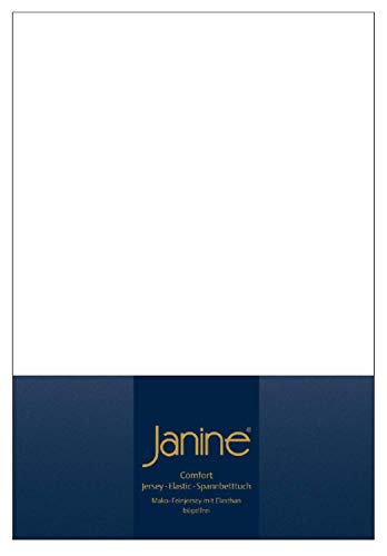 Janine Design Spannbettlaken - 100 x 200 cm - weiß von Janine Design