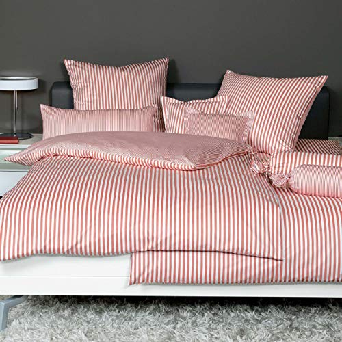 Janine Design Streifen-Bettwäsche modern Classic Koralle Kissenbezug einzeln 40x80 cm Janine Design Streifen-Bettwäsche modern Classic Koralle Kissenbezug einzeln 40x80 cm von Janine Design