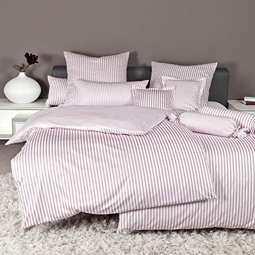 Janine Design Streifen-Bettwäsche modern Classic kreiderose Kissenbezug einzeln 40x40 cm breite Streifen von Janine Design