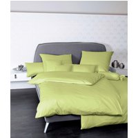 Janine Bettwäsche "Colors 31001", (2 tlg.), in Mako Satin Qualität aus 100% Baumwolle, Bett- und Kopfkissenbezug mit Reißverschluss, pflegeleicht, feinfädig, MADE IN GREEN zertifiziert von Janine