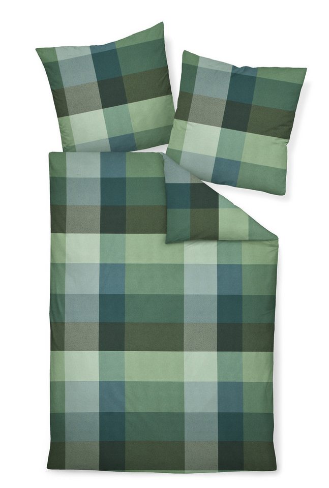 Janine Bettwäsche Edel Baumwolle, Flanell, 2 teilig, kariert, natur, flieder Janine Bettwäsche Edel Baumwolle, Flanell, 2 teilig, kariert, natur, flieder von Janine
