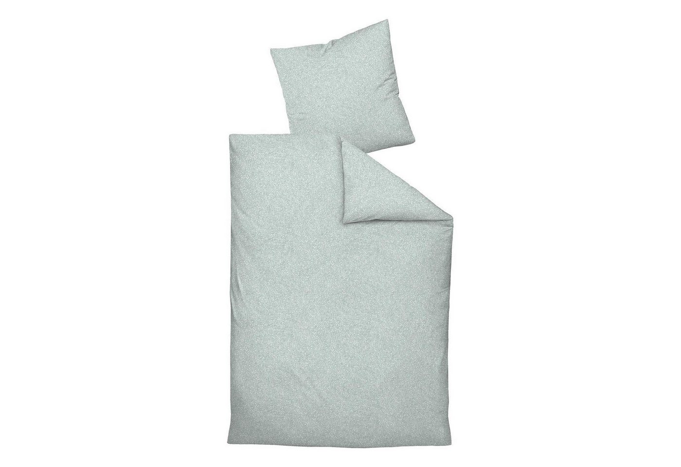 Janine Bettwäsche JANNE, 135 x 200 cm, Salbeigrün, kleinen Blüten, Satin, 2 teilig, mit Reißverschluss Janine Bettwäsche JANNE, 135 x 200 cm, Salbeigrün, kleinen Blüten, Satin, 2 teilig, mit Reißverschluss von Janine