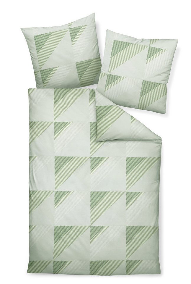 Janine Bettwäsche Janine Bettwäsche J. D. Mako-Satin 155x220 cm, mit 1 Kissen Janine Bettwäsche Janine Bettwäsche J. D. Mako-Satin 155x220 cm, mit 1 Kissen von Janine