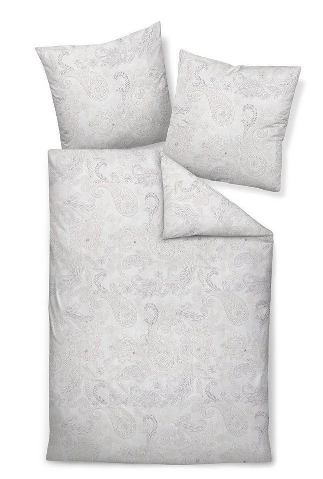 Janine Bettwäsche Soft-Cotton, Baumwolle, 2 teilig, orientalisches, florales Design, natur Janine Bettwäsche Soft-Cotton, Baumwolle, 2 teilig, orientalisches, florales Design, natur von Janine