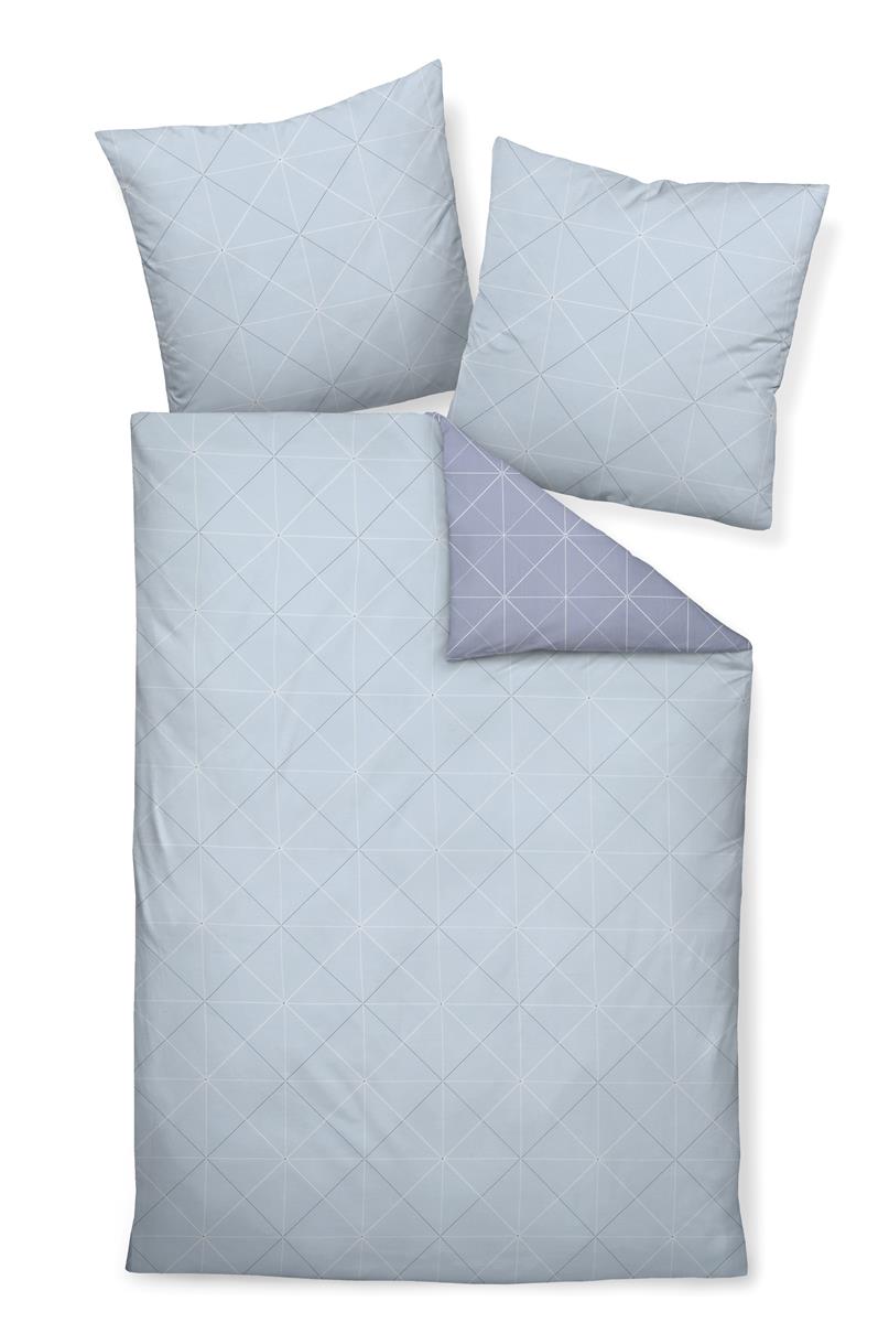 Janine Biber 1B-Bettwäsche 135x200 Davos 65026-08 Wende Rauten grau silber Janine Biber 1B-Bettwäsche 135x200 Davos 65026-08 Wende Rauten grau silber von Janine Design GmbH