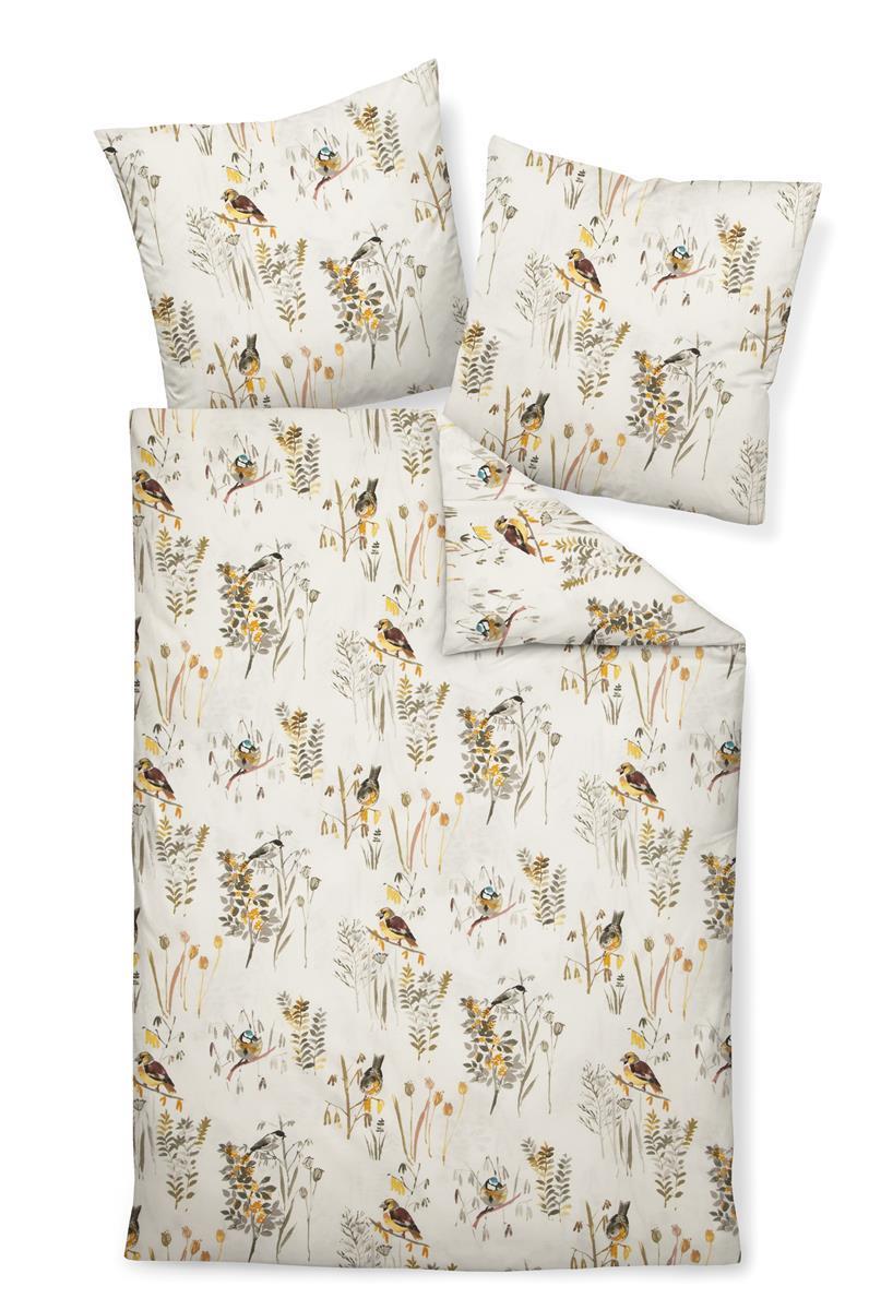Janine Biber 1B-Bettwäsche 135x200 Davos 65083-03 Vögel Zweige oliv bernstein Janine Biber 1B-Bettwäsche 135x200 Davos 65083-03 Vögel Zweige oliv bernstein von Janine Design GmbH