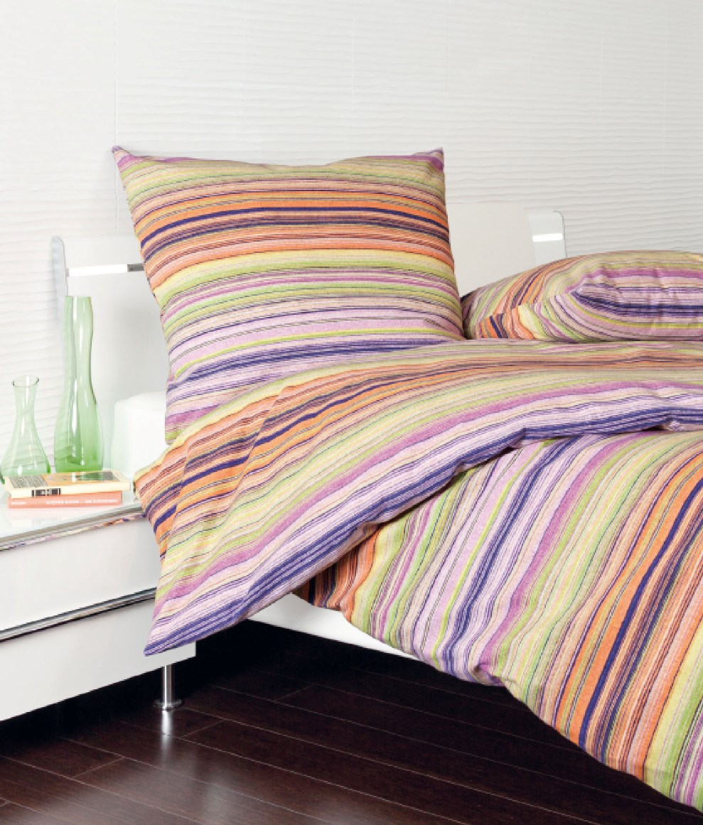 Janine Feinbiber Bettwäsche Davos 240x220 schmale Streifen bunt 65011-04 Janine Feinbiber Bettwäsche Davos 240x220 schmale Streifen bunt 65011-04 von Janine Design GmbH