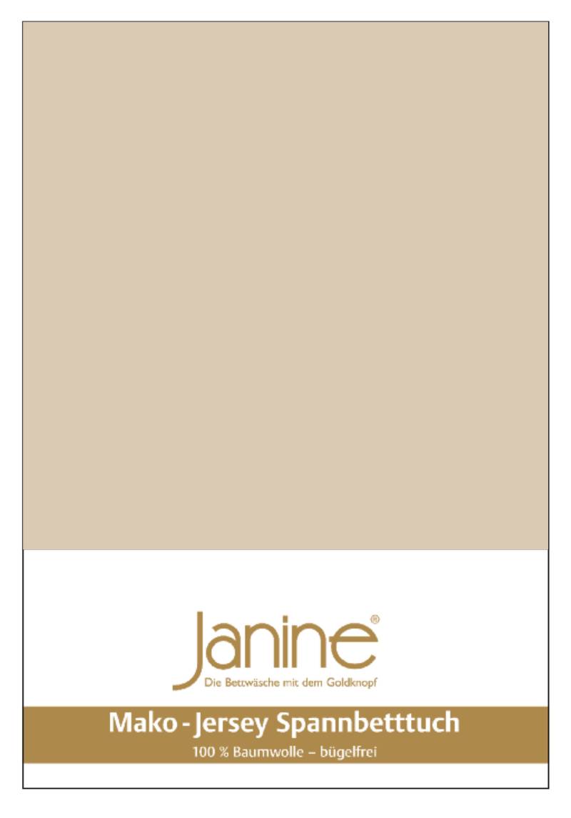 Janine Mako Jersey Spannbetttuch Bettlaken 140-160x200 cm OVP 5007 29 sand Janine Mako Jersey Spannbetttuch Bettlaken 140-160x200 cm OVP 5007 29 sand von Janine Design GmbH
