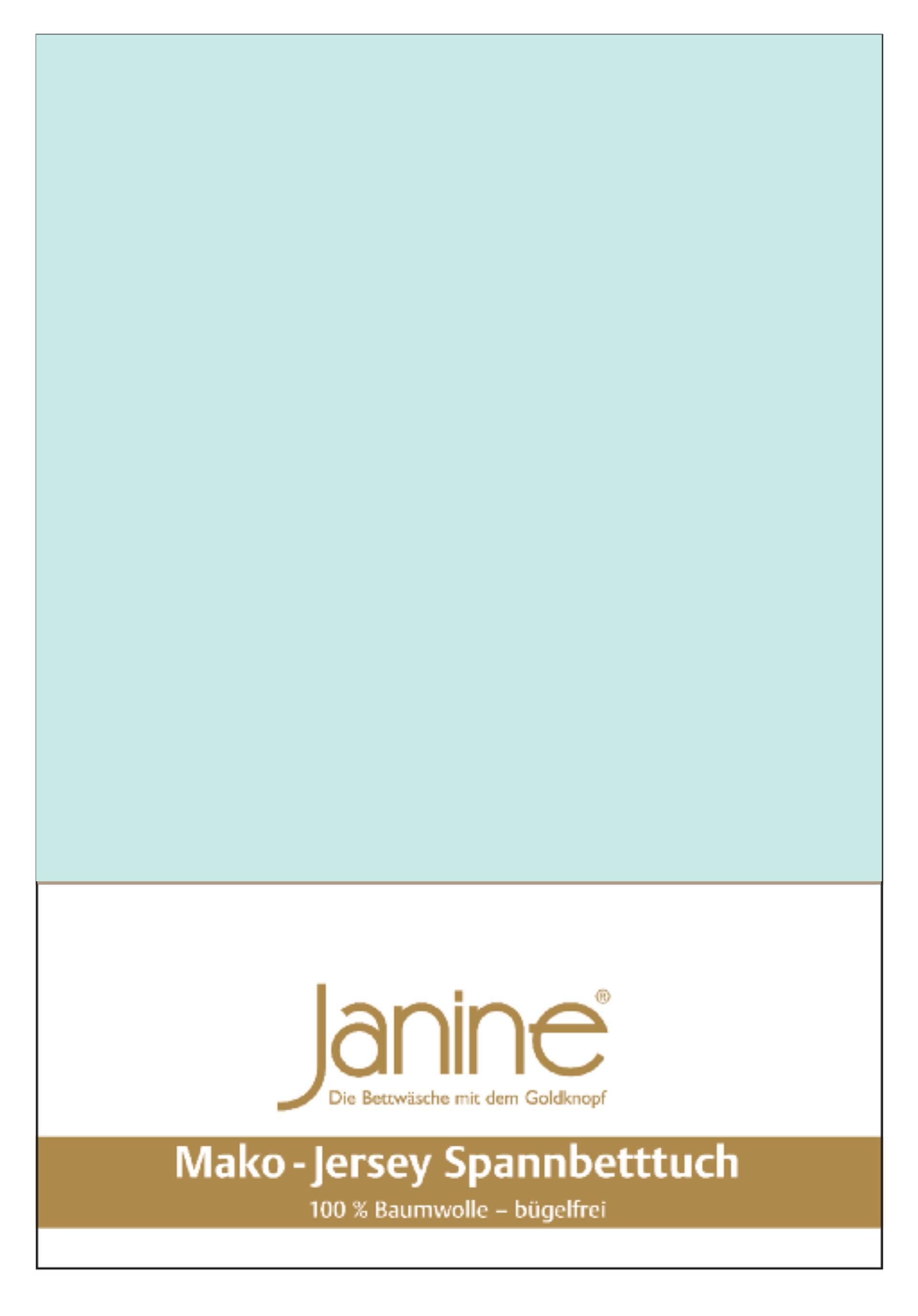 Janine Mako Jersey Spannbetttuch Bettlaken 90 x 190 cm - 100 x 200 cm OVP 5007 22 morgennebel Janine Mako Jersey Spannbetttuch Bettlaken 90 x 190 cm - 100 x 200 cm OVP 5007 22 morgennebel von Janine Design GmbH