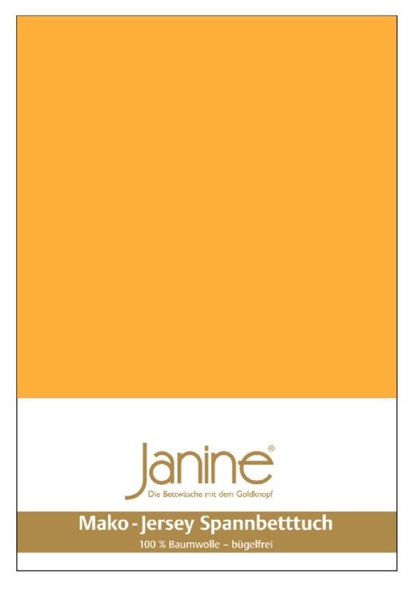 Janine Mako-Jersey Spannbetttuch Spannbettlaken 100% naturreine Baumwolle 90-100cm x 190-200cm 63 sonnengelb Janine Mako-Jersey Spannbetttuch Spannbettlaken 100% naturreine Baumwolle 90-100cm x 190-200cm 63 sonnengelb von Janine Design GmbH