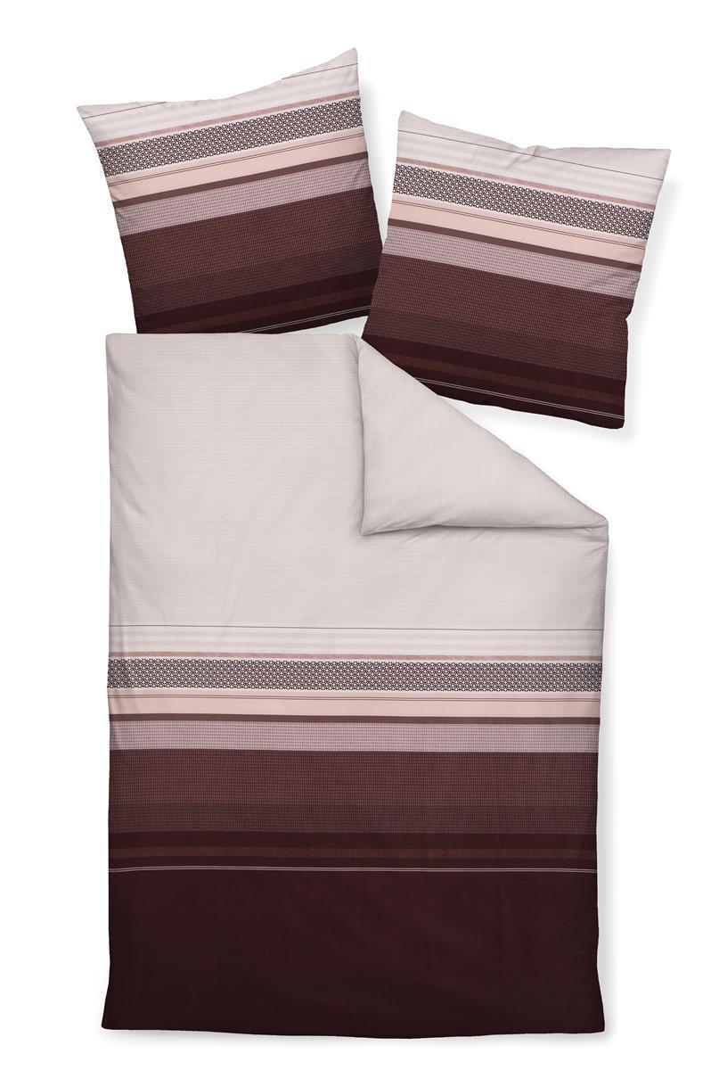 Janine Satin 1B-Bettwäsche 155x220 Streifen mauve rosenholz 87058-01 Janine Satin 1B-Bettwäsche 155x220 Streifen mauve rosenholz 87058-01 von Janine Design GmbH