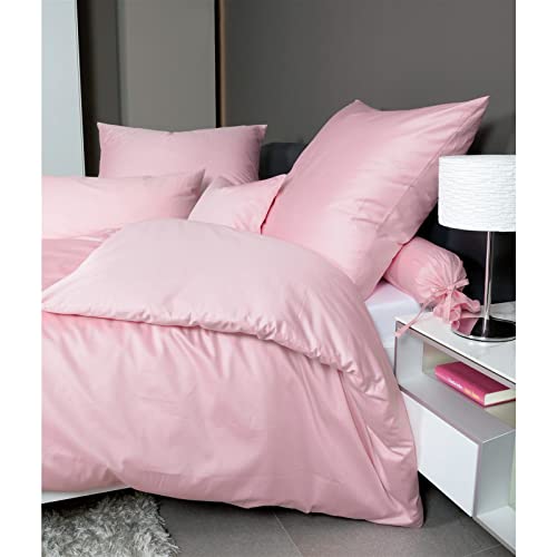 Janine Mako Satin Bettwäsche Uni Colors 155 x 200 cm rosa Janine Mako Satin Bettwäsche Uni Colors 155 x 200 cm rosa von Janine