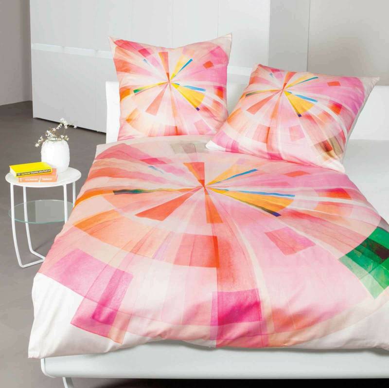 Janine Modern Art Mako-Satin Bettwäsche 135x200 Abstrakt Strahlen rosa 42055-01 Janine Modern Art Mako-Satin Bettwäsche 135x200 Abstrakt Strahlen rosa 42055-01 von Janine Design GmbH
