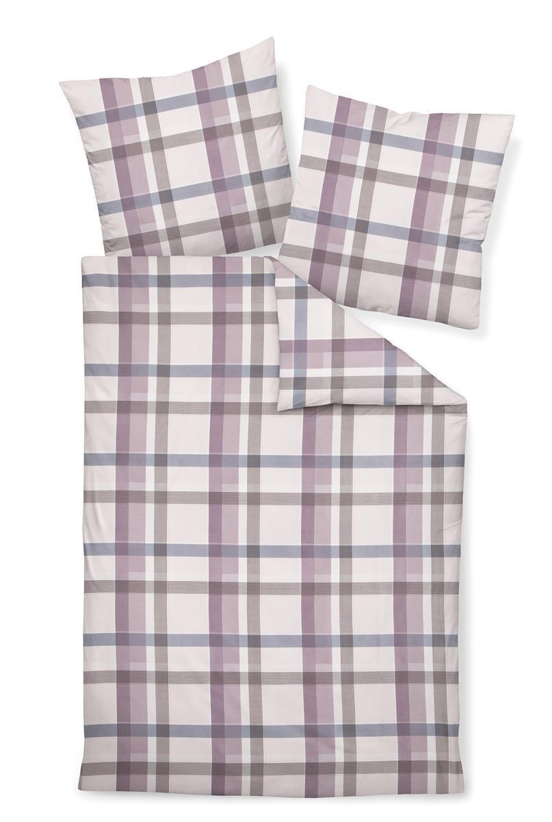 Janine Moments Mako-Satin Bettwäsche 135x200 Karo lila salbei grau 98059-05 Janine Moments Mako-Satin Bettwäsche 135x200 Karo lila salbei grau 98059-05 von Janine Design GmbH