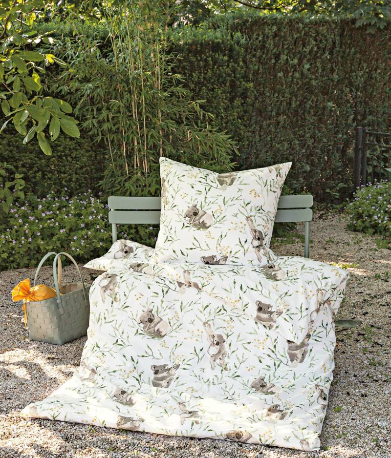 Janine Soft-Seersucker Bettwäsche 155x220 Bambus Koala Bär grün 20130-06 Janine Soft-Seersucker Bettwäsche 155x220 Bambus Koala Bär grün 20130-06 von Janine Design GmbH