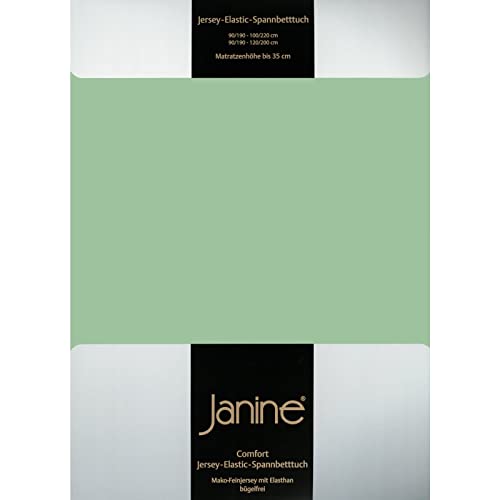 Janine Spannbettlaken Elastic - extra weiches und elastisches Spannbetttuch - für Matratzen 180x200cm bis 200x220cm lind von Janine